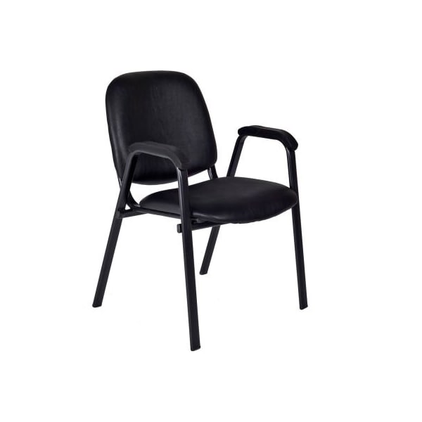 Regency Seating Regency Vinyl Stack Chair - Black - Ace Series 2125LBK - main